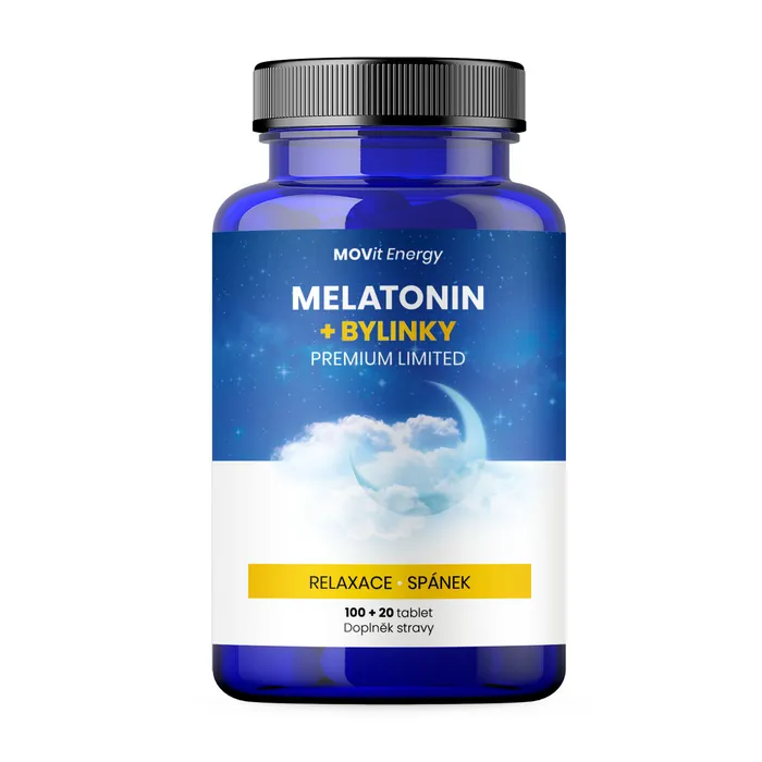 MOVit Melatonin + Bylinky Premium Limited 100+20 tablet